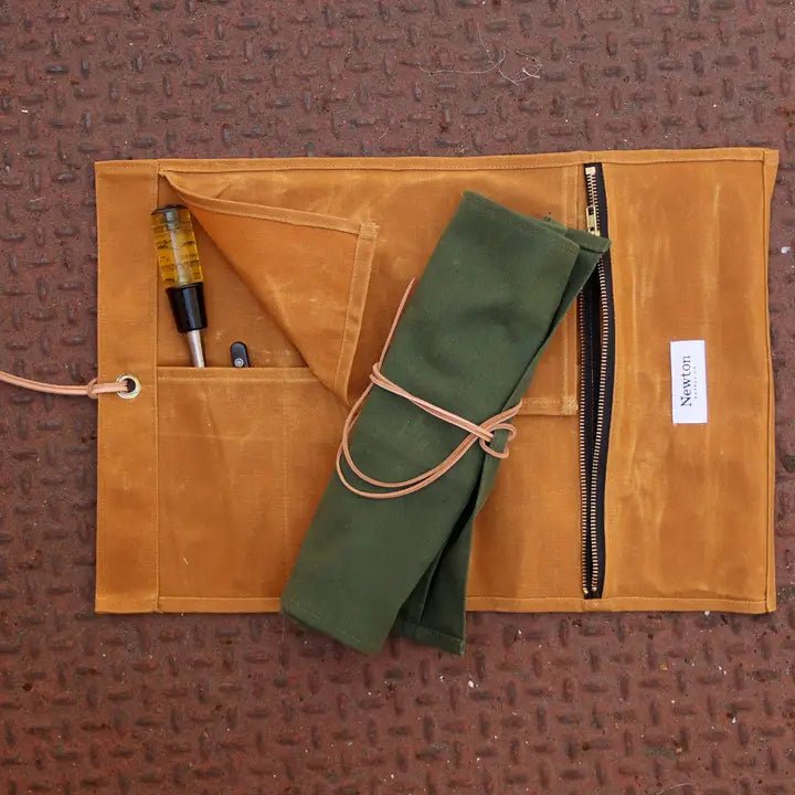 The Field Kit Waxed Canvas Tool Roll - Myth & Ink: Worlds of C.A. Smith