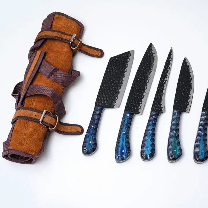 The Field Kitchen Hand-Forged Knife Set - Myth & Ink: Worlds of C.A. Smith