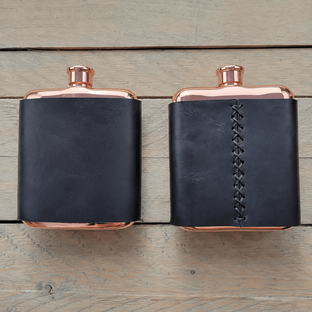 The Ironhide Leather - Wrapped Flask - Myth & Ink: Worlds of C.A. Smith