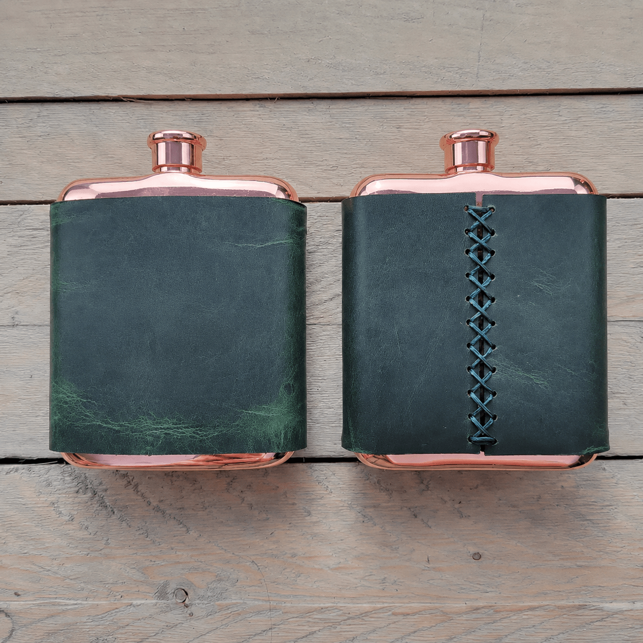 The Ironhide Leather - Wrapped Flask - Myth & Ink: Worlds of C.A. Smith