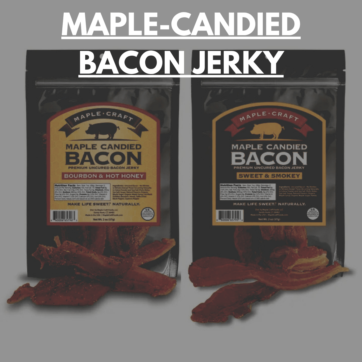 The Maple-Candied Bacon Jerky - Myth & Ink: Worlds of C.A. Smith