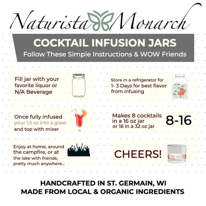 The Northwoods Cocktail & Mocktail Infusion Jars - Myth & Ink: Worlds of C.A. Smith