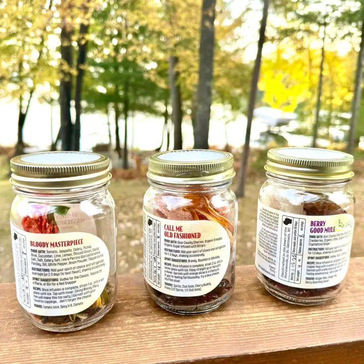 The Northwoods Cocktail & Mocktail Infusion Jars - Myth & Ink: Worlds of C.A. Smith