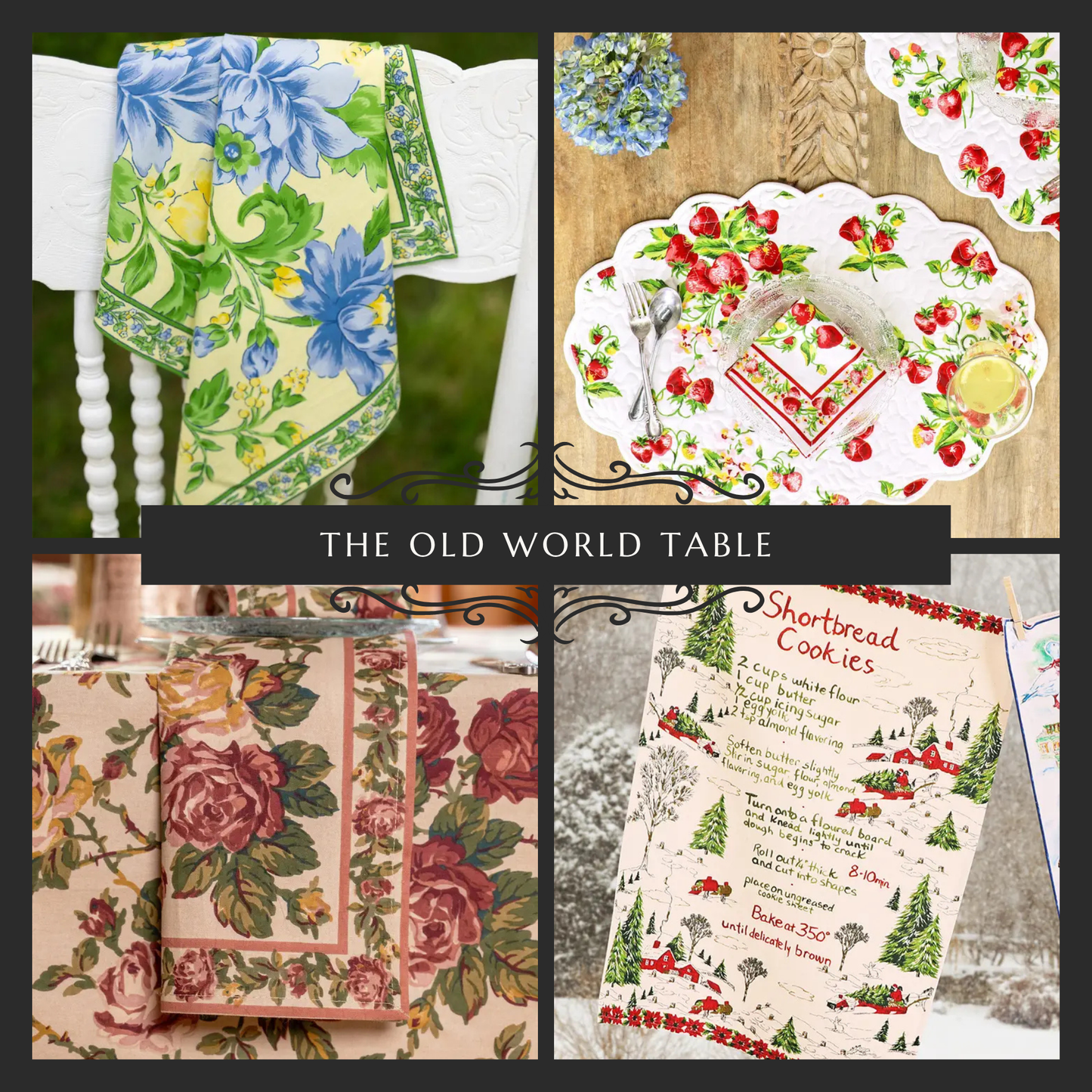 The Old World Table Bundle – Seasonal Linen & Table Decor Set - Myth & Ink: Worlds of C.A. Smith