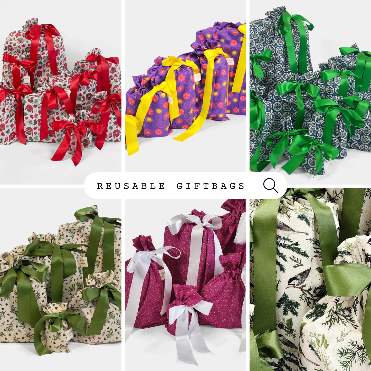 The Quartermaster’s Reusable Gift Bag Set - Myth & Ink: Worlds of C.A. Smith