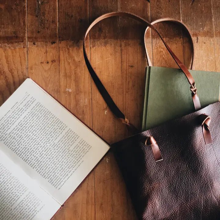 The Roadside Writer’s Leather Tote - Myth & Ink: Worlds of C.A. Smith