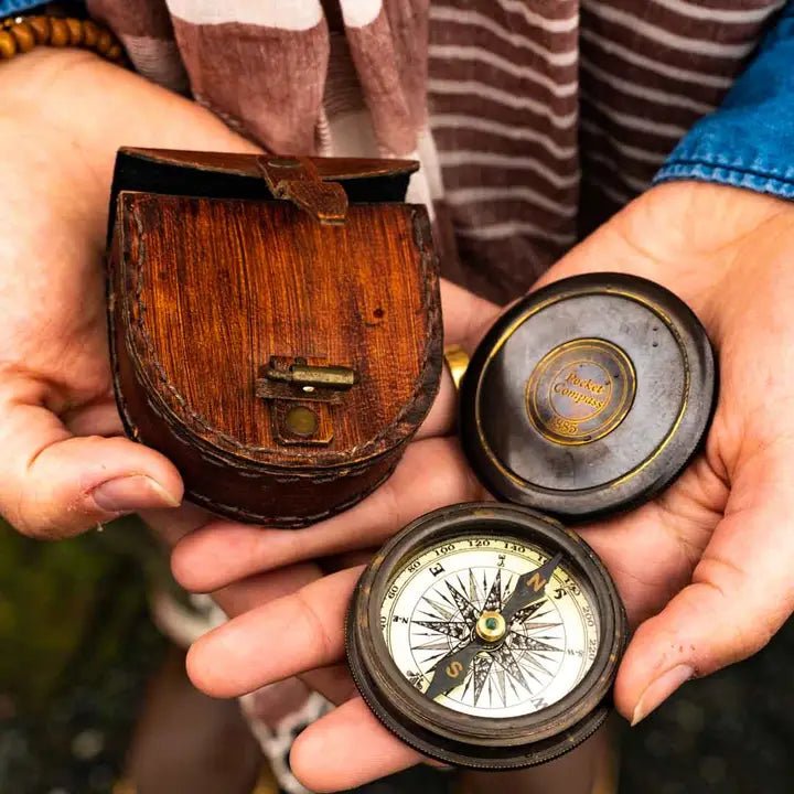 The Wanderer’s Brass Pocket Compass - Myth & Ink: Worlds of C.A. Smith