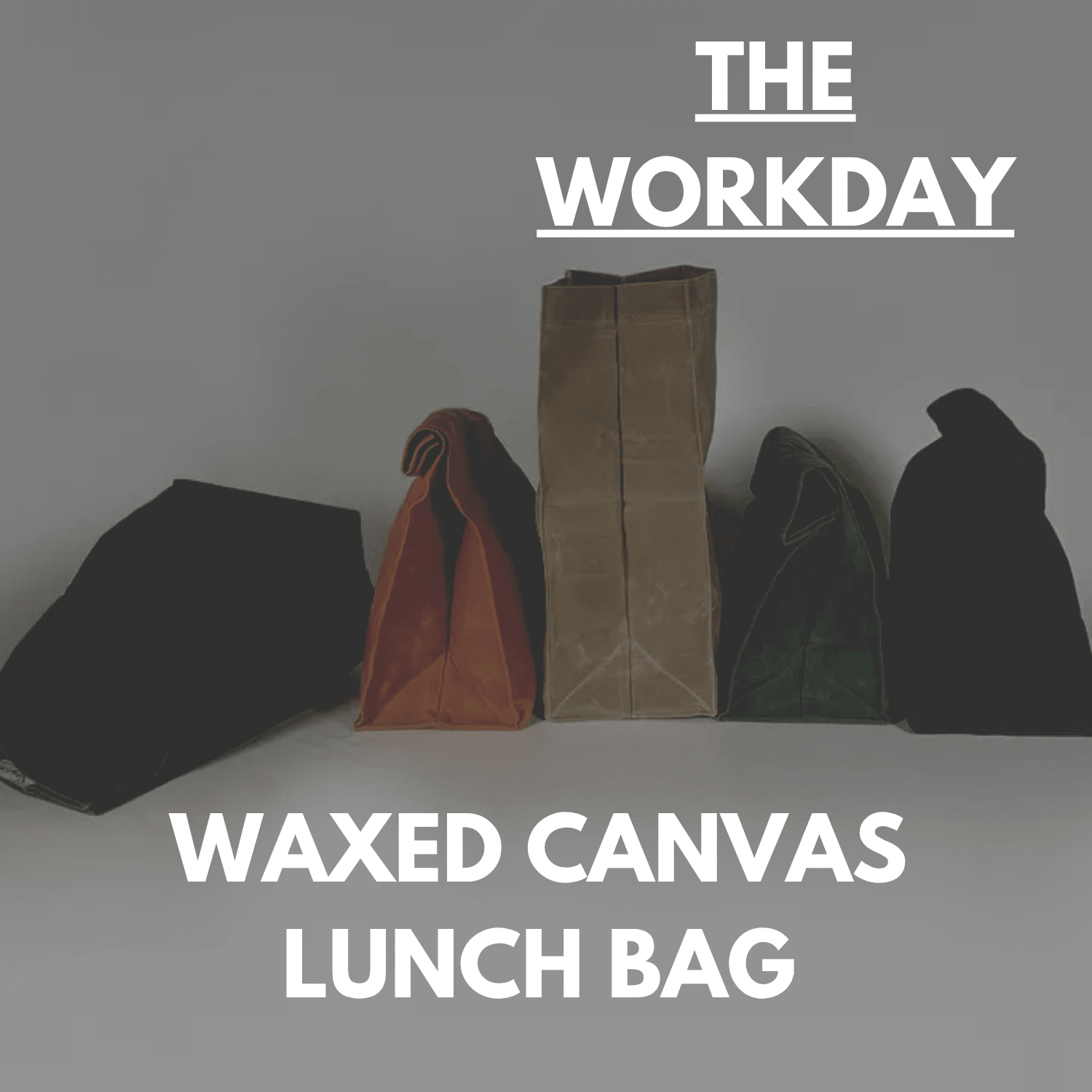 The Workday Waxed Canvas Lunch Bag - Myth & Ink: Worlds of C.A. Smith