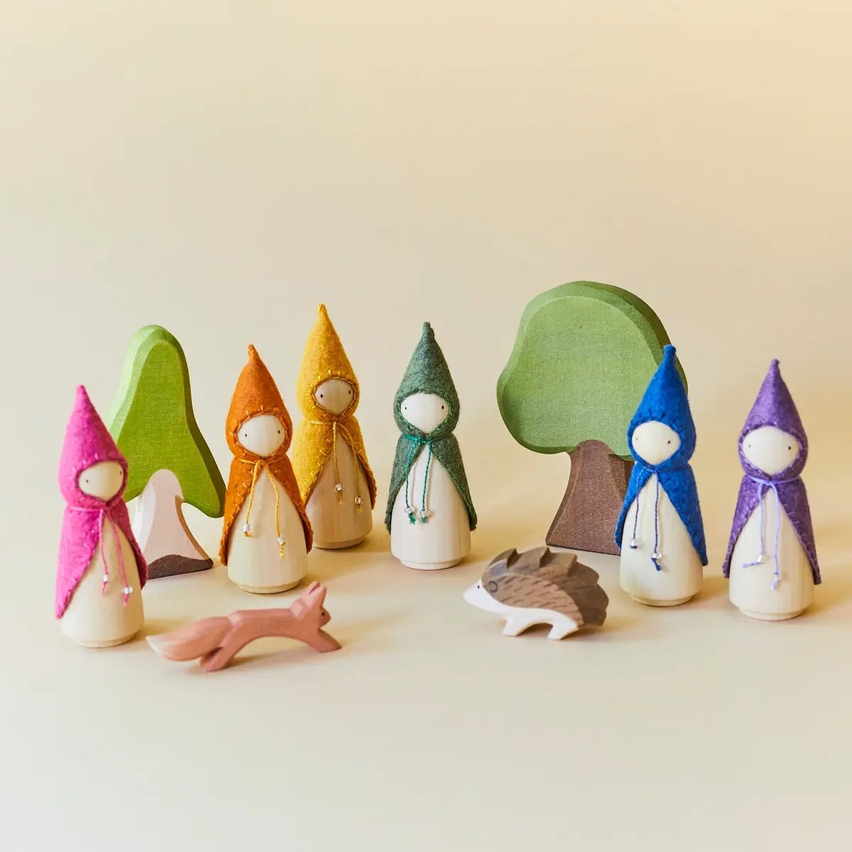 Whimsyfolk Handcrafted Wooden Gnomes - Myth & Ink: Worlds of C.A. Smith