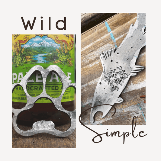 Wild & Simple Forged Bottle Openers - Myth & Ink: Worlds of C.A. Smith