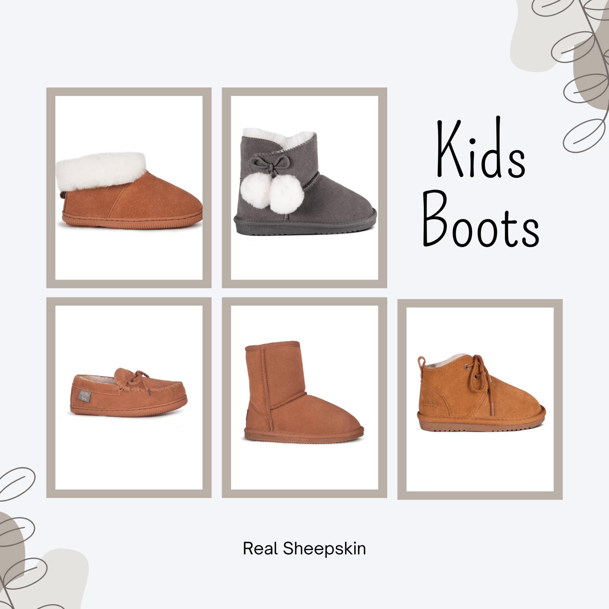 Winter Warm Sheepskin Kids Shoes - Myth & Ink: Worlds of C.A. Smith