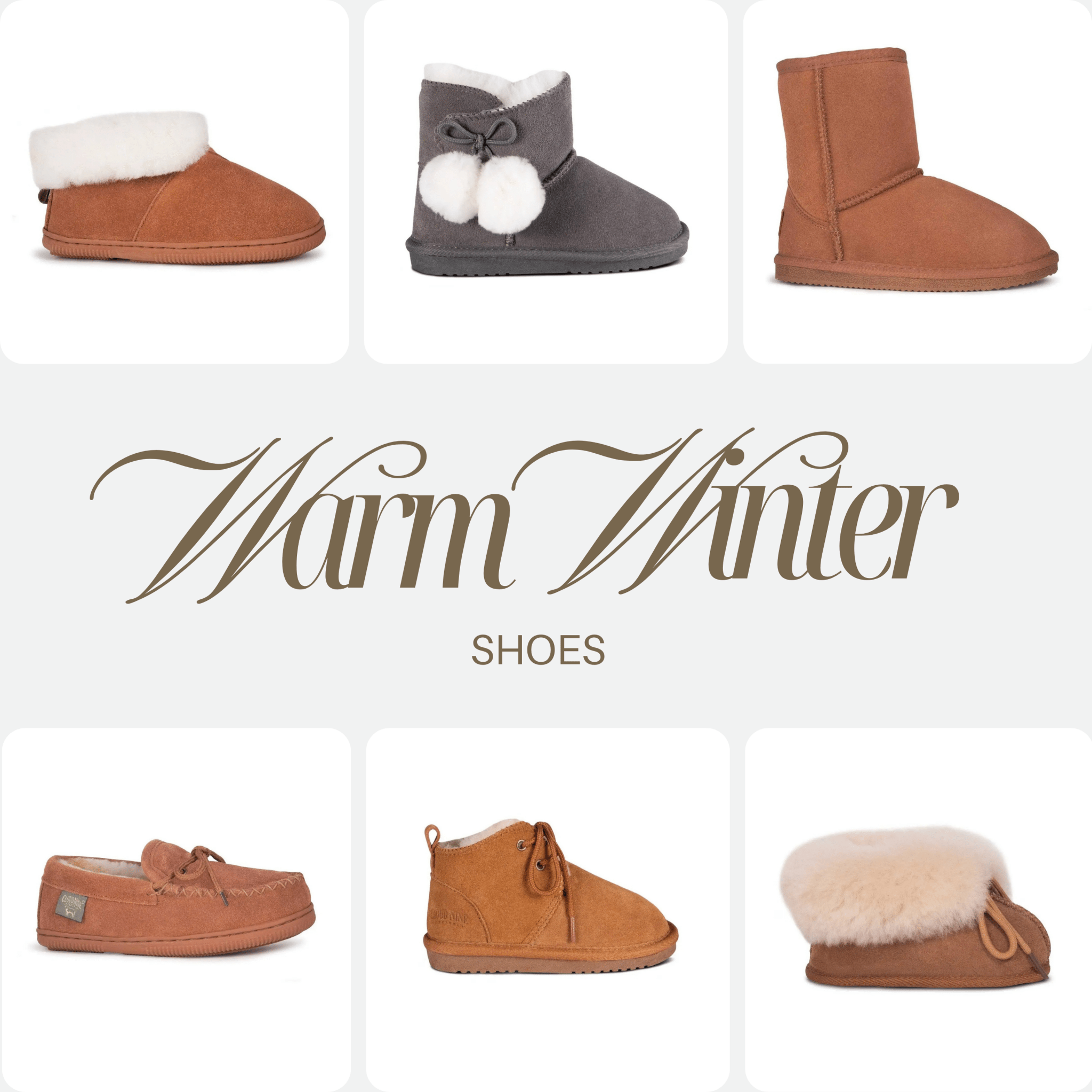 Winter Warm Sheepskin Kids Shoes - Myth & Ink: Worlds of C.A. Smith