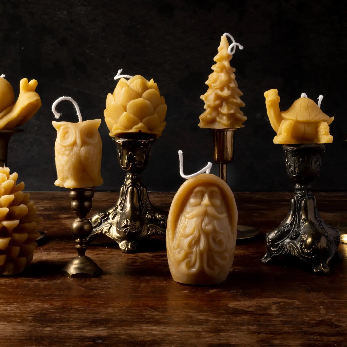 Woods' Heart Beeswax Candles - Myth & Ink: Worlds of C.A. Smith